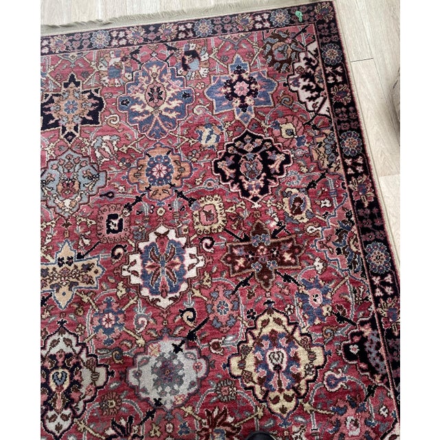 Persian Vintage Mid-Century Karastan Rug 4' X 5.7' (121.9cm X 173.7cm) 1960s For Sale - Image 3 of 8