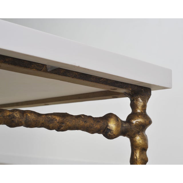 Oly Studio Gilded Iron Faux Bois Branch Diego Cocktail Table For Sale - Image 12 of 17