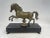 Antique Bronze Horse with Marble Granite Base, 1920s For Sale - Image 4 of 11
