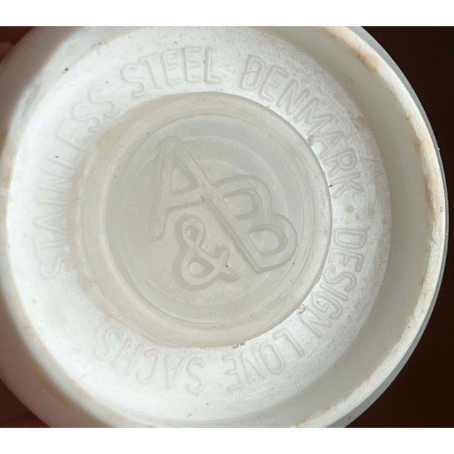 Mid-Century Modern Danish Pepper and Salt Shakers from A&B Lundtofte, 1960s, Set of 2 For Sale - Image 12 of 13