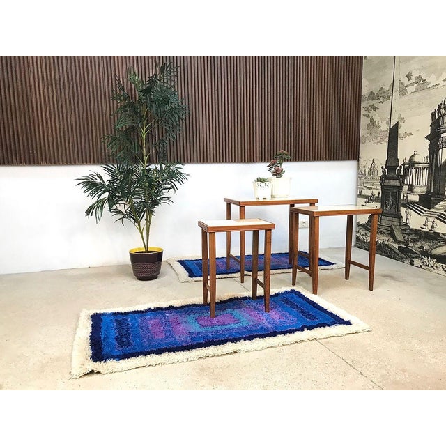 Abstract Graphic Rugs from Gilde, 1960s, Set of 2 For Sale - Image 12 of 16