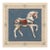 Atelier Aria Lumae Antique Americana Carousel Horse Fine Art Gallery Board Print With Integrated Decorative Border Design 24 X 24 For Sale