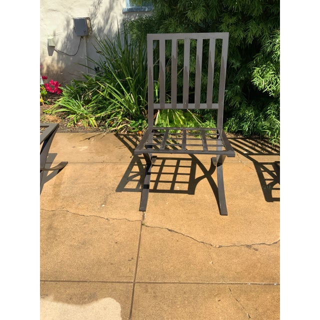 2000 - 2009 Modern Barcelona Style Patio Chair For Sale - Image 5 of 5