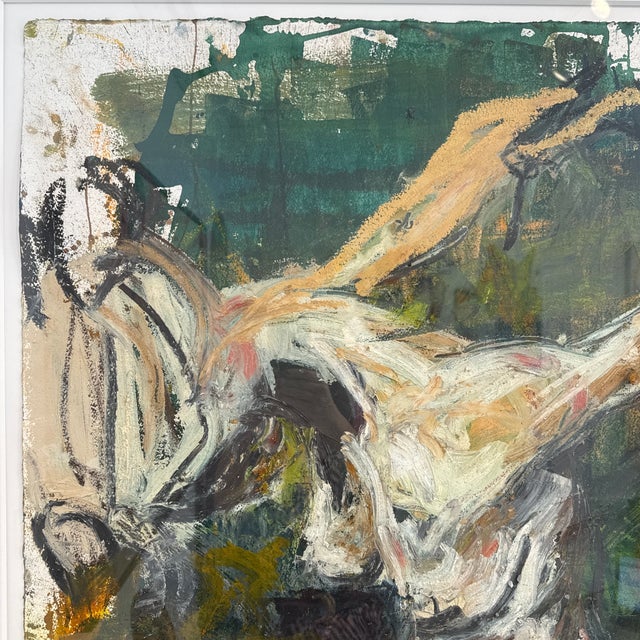 Pray Tell, Original Painting by Karen Schwartz For Sale In West Palm - Image 6 of 12