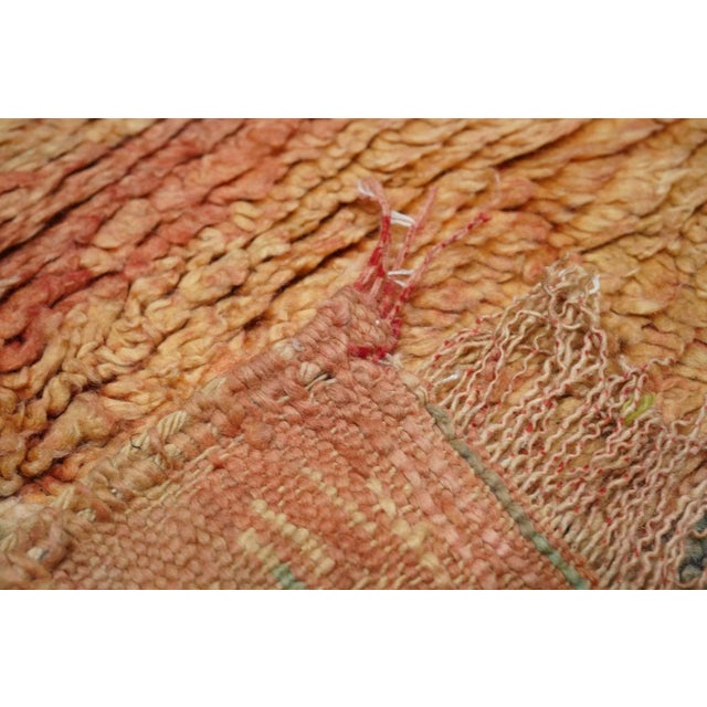 1960s Vintage Moroccan Rug 5'11'' X 6'9'' For Sale - Image 5 of 7