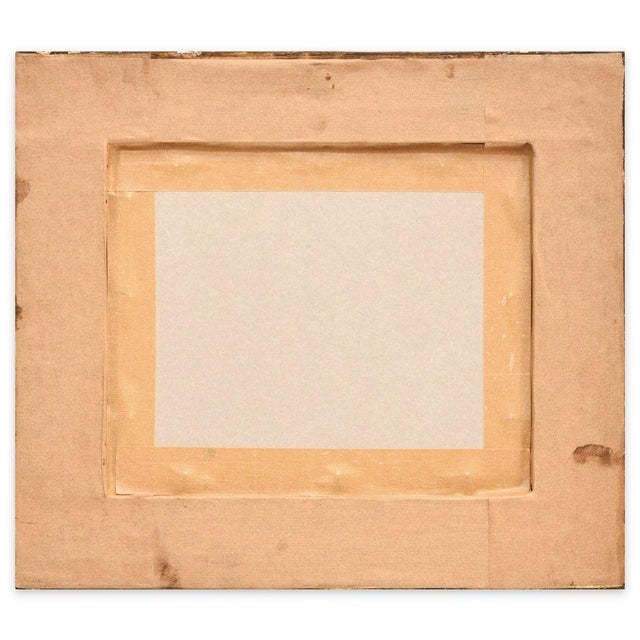 Mid-17th Century Baptism Scene Silver Bas-Relief with Gilded Frame For Sale - Image 3 of 5