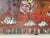 1970s 1970s Modern Abstract Mixed Media Painting Folk Art Naive Style Magic Garden at Sunset W 3 Hedgehogs For Sale - Image 5 of 7