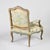 18th Century Painted French Armchair in Coraggio Fabric For Sale In Los Angeles - Image 6 of 10