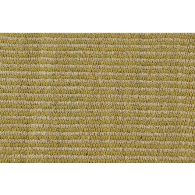 Contemporary Rug & Kilim’s Contemporary Kilim in Beige and Colorful Textural Stripes For Sale - Image 3 of 7