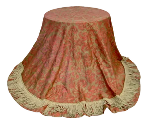 Vintage Fortuny DeMedici Round Tablecloth