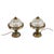 Table Lamps in Wrought Iron and Hammered Glass attributed to Longobard, Italy, 1970s, Set of 2 For Sale - Image 13 of 14