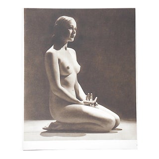 Vintage Art Deco Nude Photogravure For Sale