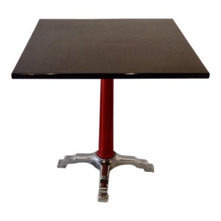 Pair of Mid 20th Century Art Deco Chrome Base Bistro Speakeasy Table For Sale
