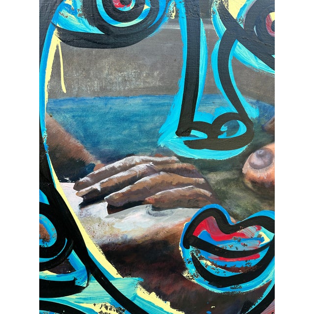 Peter Keil Abstract Portrait, Peter Keil For Sale - Image 4 of 4