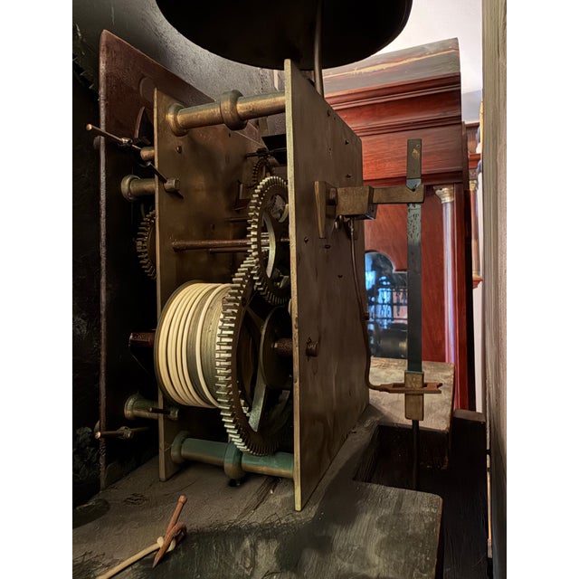 Early 19th Century Charles Cooper, Lebanon Pennsylvania Grandfather Clock, Circa 1800 For Sale - Image 5 of 13