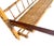 Wood Vintage Burnt Bamboo Wall Shelf With Towel Rack in the French Colonial Style For Sale - Image 7 of 8