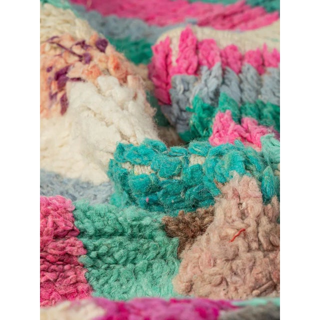 1980s Vintage Berber Runner Rug Carpet, 1980s For Sale - Image 5 of 9