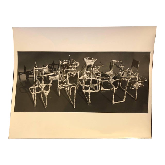 John Reed, Vintage Silver Gelatin Photo of Ibram Lassaw Modernist Sculpture (Photograph) For Sale