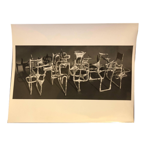 John Reed, Vintage Silver Gelatin Photo of Ibram Lassaw Modernist Sculpture (Photograph)