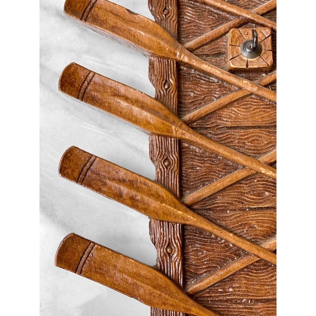 Vintage Traditional Galleon Ship Wall Hanging Sculptural Hook For Sale - Image 6 of 8