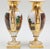 Ceramic A Pair of 19th Century French Empire Vases Old Paris Porcelain Gilt Ground Pastoral and Figural Mant For Sale - Image 7 of 12