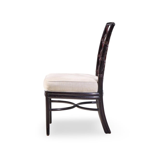 Barbara Barry for Baker Script Rattan Dining Chairs - Set of 6 For Sale - Image 9 of 12