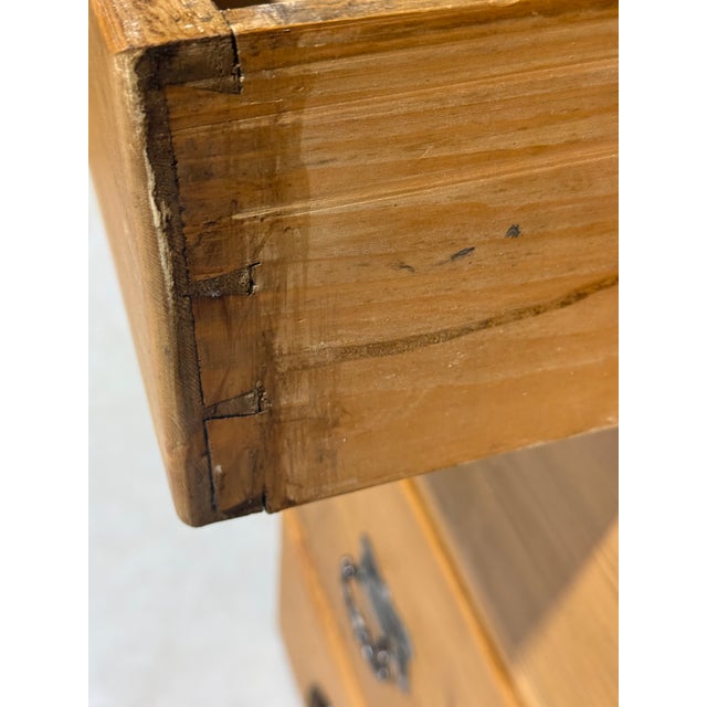 Antique Pine Two Over Two Drawers - Chest of Drawers From England For Sale - Image 17 of 18