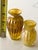 1970s 1970s Pair of Small Gold Budvases- Mouth Blown One of a Kind For Sale - Image 5 of 9