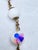 Vendôme 1950s–60s Glass Bead Necklace & Earrings | White Ab & Filigree Set, 3 Pieces For Sale - Image 12 of 14