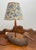Mid-Century Hand Carved and Polychrome Painted Wooden Duck Decoy Lamp For Sale - Image 4 of 8