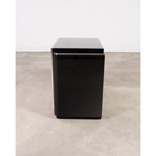 Ralph Lauren Art Deco Style Lacquered Duke Nightstand For Sale - Image 17 of 18