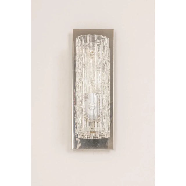 Metal Murano Glass Wall Sconces from Doria, Germany, 1960s, Set of 2 For Sale - Image 7 of 10