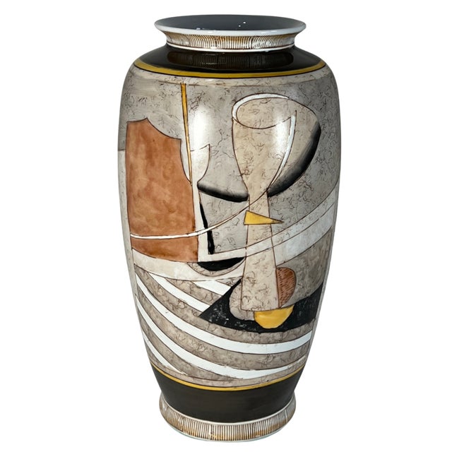 Vintage Picasso Cubist Style Ceramic Vase For Sale - Image 9 of 18