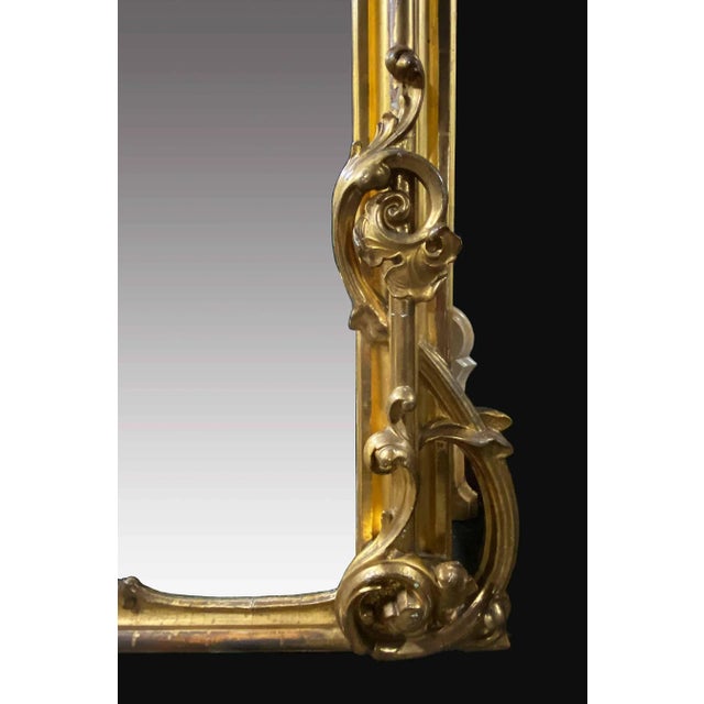 Pier Mirror Antique Gilt Victorian For Sale In New York - Image 6 of 9