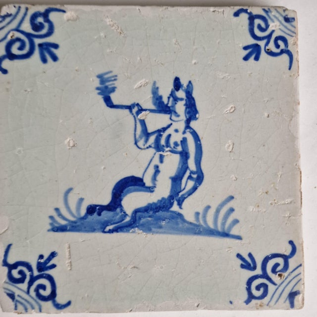 This superbe antique collectable, a beautiful 'Delft' tile, stunning I have official proof of authenticity such as vintage...
