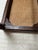 1920s Berkey & Gay Jacobean Revival Burl Walnut Kneehole Desk/Vanity With Glass Top & Stool, Vintage, Maker's Mark For Sale - Image 10 of 16