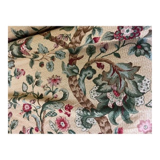 Vintage Lee Jofa Penfield Print Fabric- 19 Yards Available For Sale