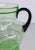 Modern Large Vintage Green Czech Art Glass Pitcher For Sale - Image 3 of 5