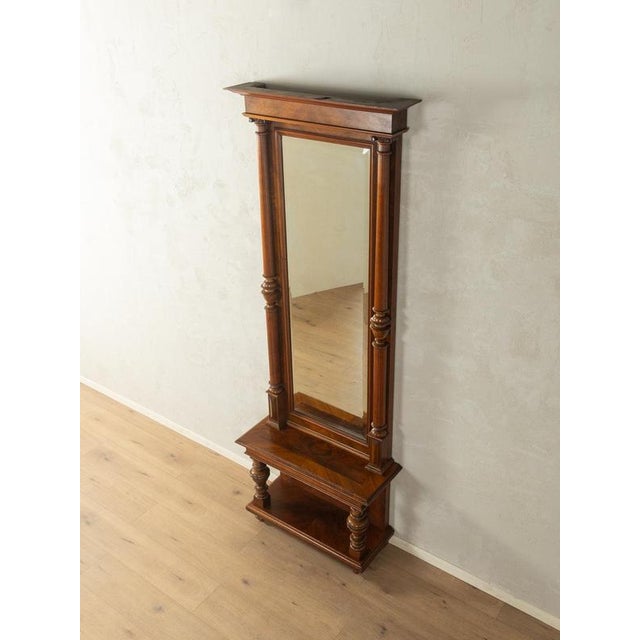 Art Deco Standing Mirror with Console For Sale - Image 4 of 7
