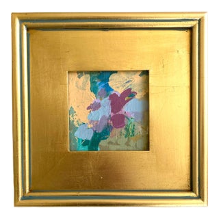 "Flowers in the Rain" 2026 Framed Mini Painting by Jessalin Beutler For Sale