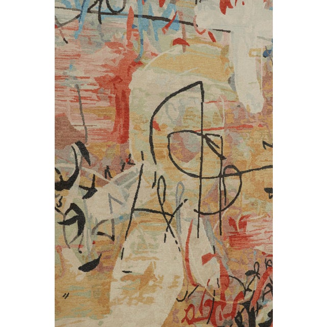 Contemporary 2010s Rug & Kilim’s Modern Abstract Rug in a Multicolor Patterns For Sale - Image 3 of 7
