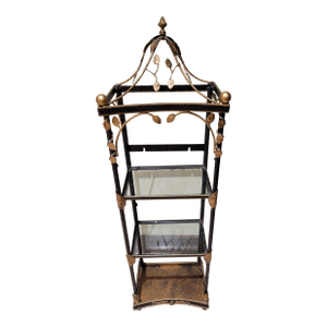 Vintage Étagère Pagoda Style