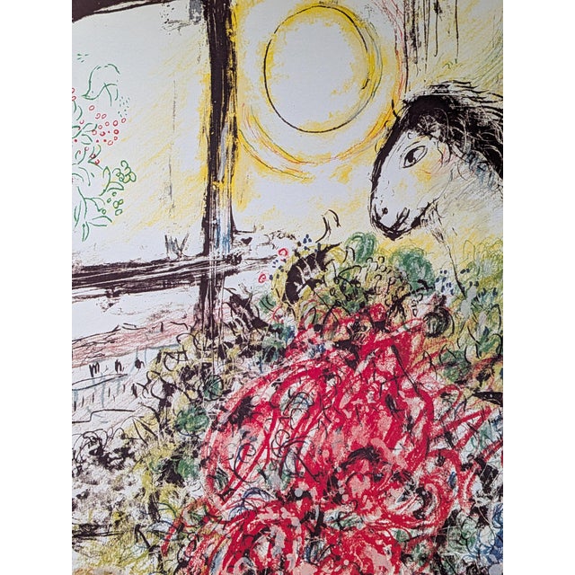 Large Lithograph Poster from Marc Chagall, 1974 For Sale - Image 7 of 10
