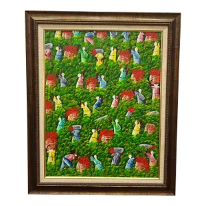 Vintage Outsider Art Painting