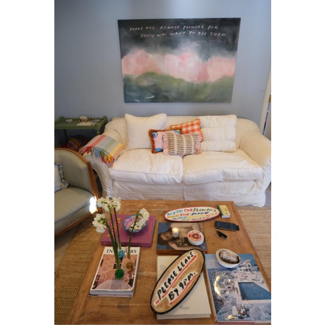 Coffee Table Decorative platter " Please leave by 9pm " by Tatiana Alida Part of Tatiana Alida’s distinctive ceramic...