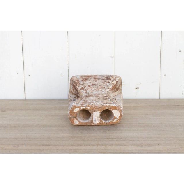 Indian Tribal Carved Candleholder-Sura For Sale In Los Angeles - Image 6 of 8