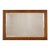 Antique Tiger Oak Beveled Mirror With Original Foxed Glass For Sale