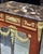 French Louis XV Marquetry Bedside Cabinet With Glass Door, Marble Top & Gold Accents For Sale - Image 3 of 9
