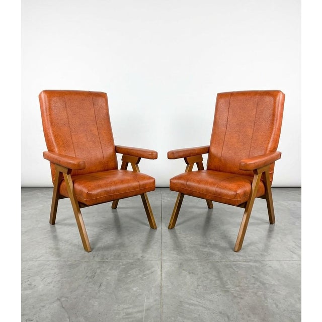 Vintage Reclining Chairs, 1950s, Set of 2 For Sale - Image 17 of 17