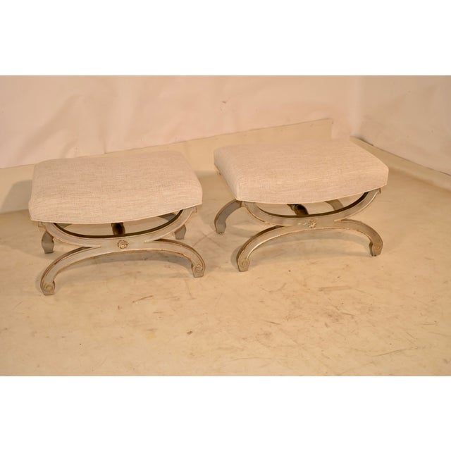 Pair of Hollywood Regency Style Benches, Circa 1960's For Sale - Image 13 of 13